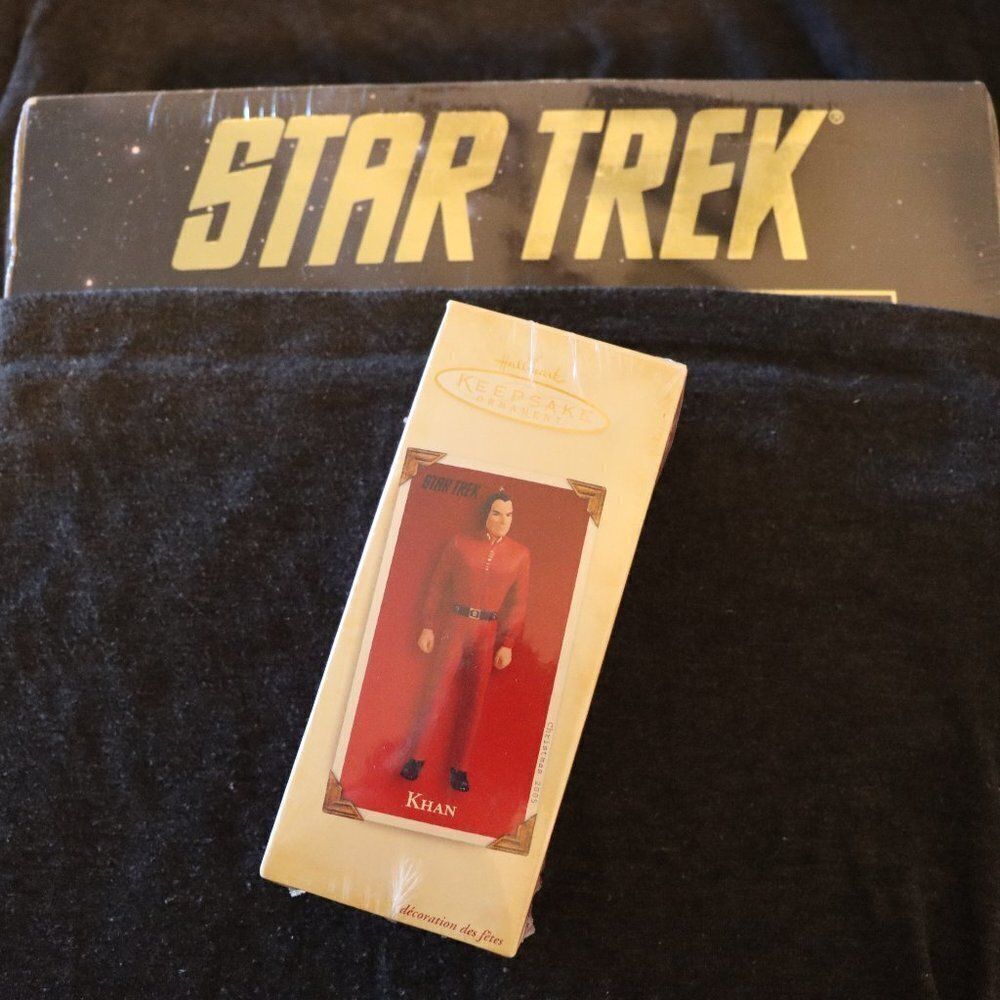 Star Trek Hallmark Keepsake "Khan" Character Ornament - NEW in plastic